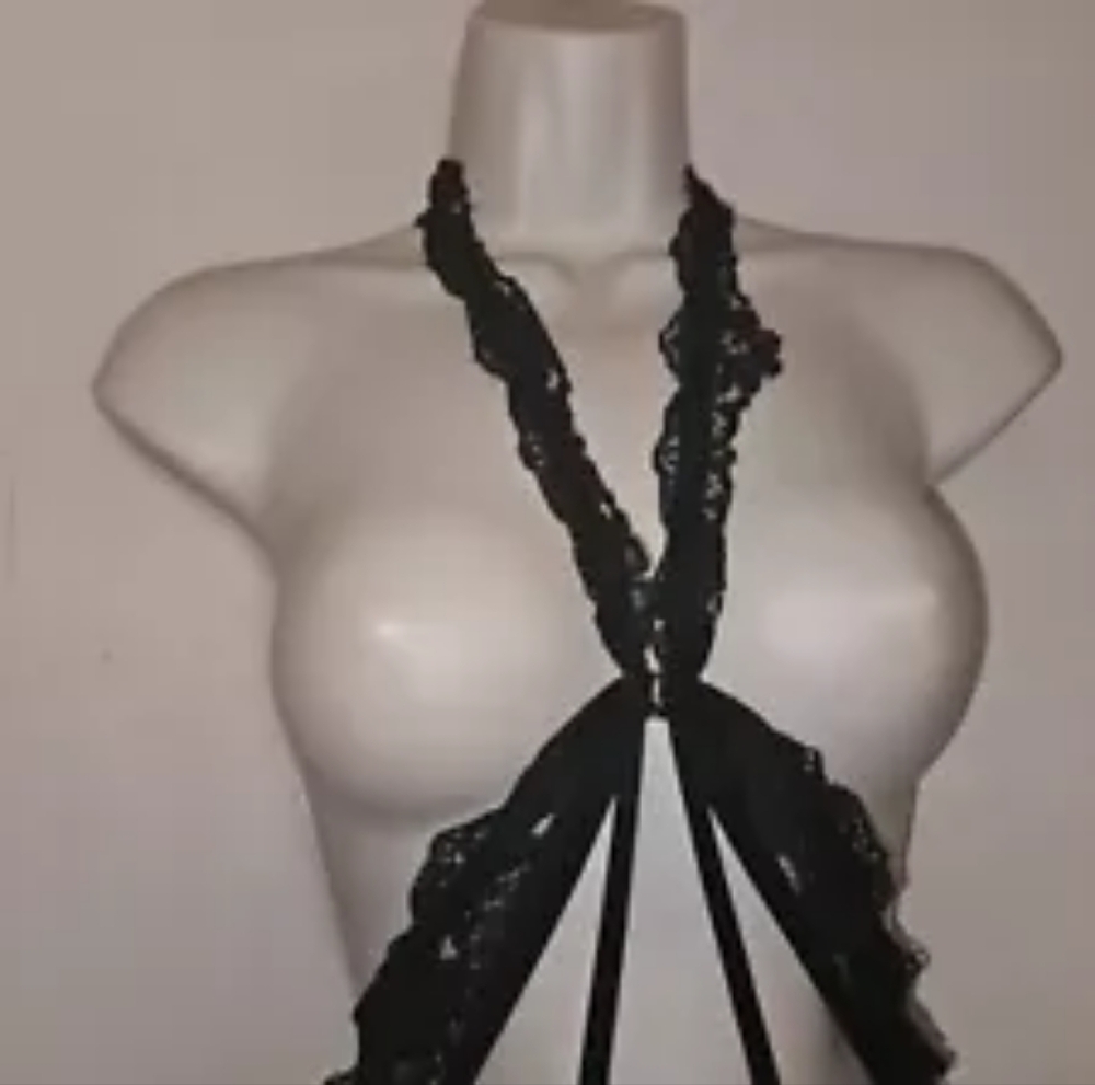 Agent Provocateur Lacy Black Lace Ouvert Bodysuit size AP 2 Small NWT - Picture 2 of 6
